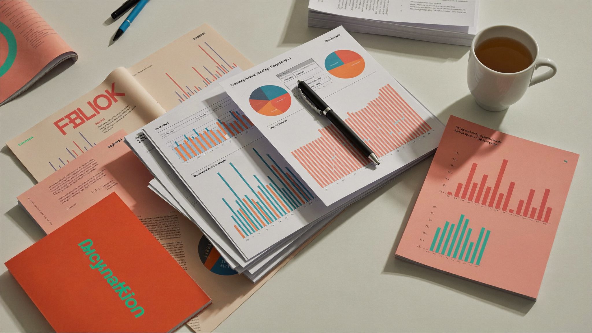 Spread of financial planning documents used during a Brenivo Capital review